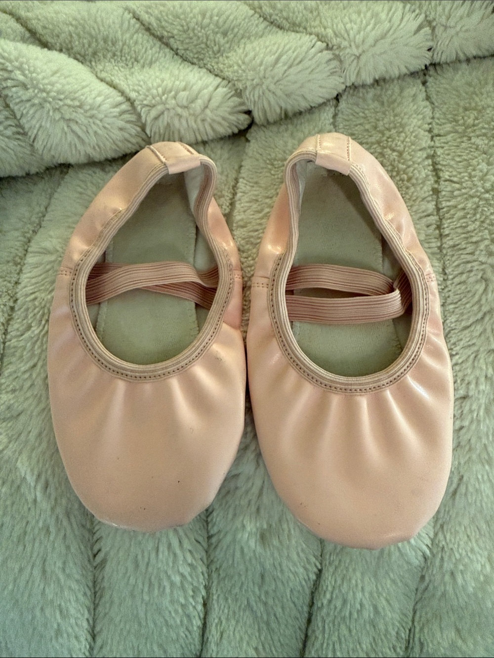 Pink Ballet Slippers Kids Costume Shoes